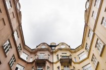 Residential building against sky — Stock Photo