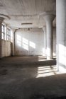 Columns in abandoned room — Stock Photo