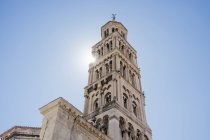 Torre sineira da Catedral de São Domnio em Split — Fotografia de Stock