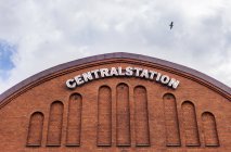 Центральний вокзал знак — стокове фото