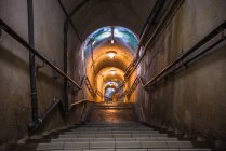 Marine japonaise Tunnels militaires souterrains — Photo de stock