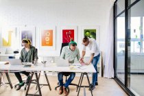 Team of creative business people — Stock Photo