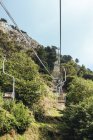 Seilbahn über den Berg — Stockfoto