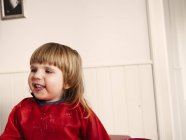 Little girl at home — Stock Photo