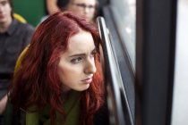 Young redhead woman — Stock Photo