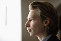 Profile view of young man — Stock Photo
