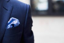 Businessman with pocket square — Stock Photo