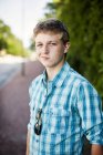 Portrait of confident teenage boy — Stock Photo