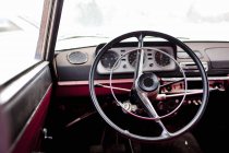 Intérieur de voiture vintage — Photo de stock