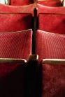 Shot of red seats — Stock Photo