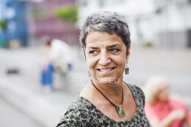 Happy mature woman — Stock Photo