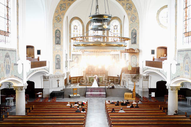Trauung in der Kirche — Stockfoto