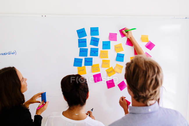 Brainstorming für Geschäftskollegen — Stockfoto