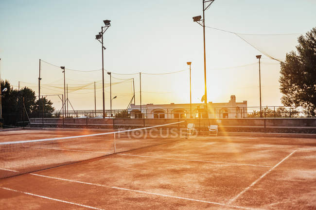 Court de tennis vide — Photo de stock