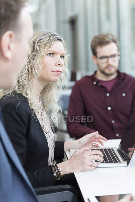 Business people in meeting — Stock Photo
