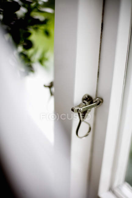 Close-up da moldura da porta — Fotografia de Stock