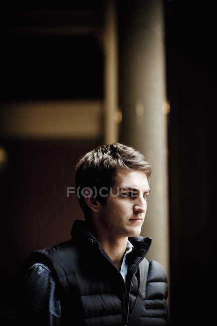 Thoughtful young man — Stock Photo