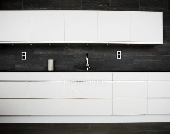 Innenraum der häuslichen Küche — Stockfoto