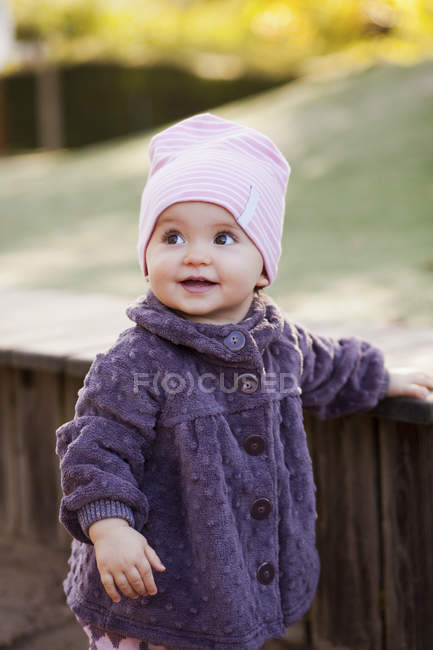 Mignonne bébé fille — Photo de stock