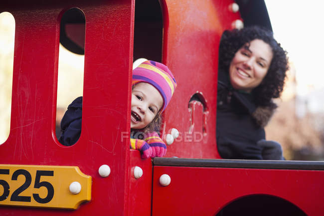 Happy mother with daughter — Stock Photo