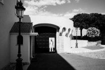 Королівських стражників, князя Монако палац — стокове фото
