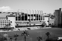 Monaco central stadium — Stock Photo