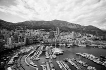 Yachts amarrés à Monaco — Photo de stock