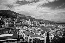 Festgemachte Yachten in Monaco — Stockfoto