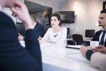 Business people having meeting in office — Stock Photo
