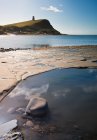 Морской пейзаж с обрывами киммериджских скал — стоковое фото