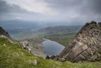 Montagne Cadair Idris dans le parc national de Snowdonia — Photo de stock