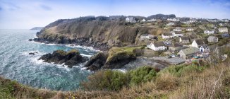 Panorama of Cadgwith village — Stock Photo