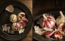 Fresh raw garlic — Stock Photo