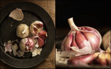 Fresh raw garlic — Stock Photo