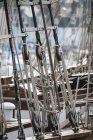 Beautiful sail boat details — Stock Photo