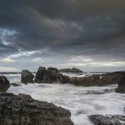 Paisagem do farol Godrevy na costa da Cornualha — Fotografia de Stock