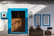 Типовому середземноморському стилі будинку — стокове фото