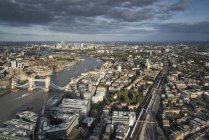 Blick auf die Skyline von London — Stockfoto