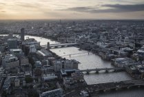 London city aerial view — Stock Photo