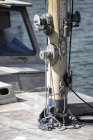 Mast Detail der Yacht Segelboot — Stockfoto