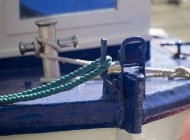 Bug eines alten Segelbootes — Stockfoto