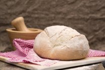 Freshly baked loaf bread — Stock Photo