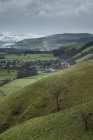 Landscape of Derwent Valley from Mam Tor — Stock Photo