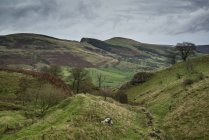 Paesaggio della valle del Derwent nel distretto di Peak — Foto stock