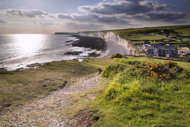 Seven Sisters from Birling Gap — Stock Photo