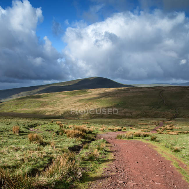 Landscape of Brecon Beacons National Park — Stock Photo