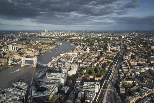 Вид на міський горизонт Лондона — стокове фото