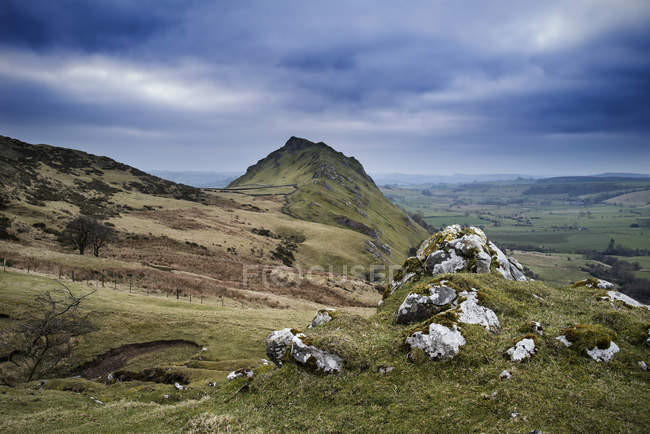 Landscape of Chrome Hill and Parkhouse Hill — Stock Photo