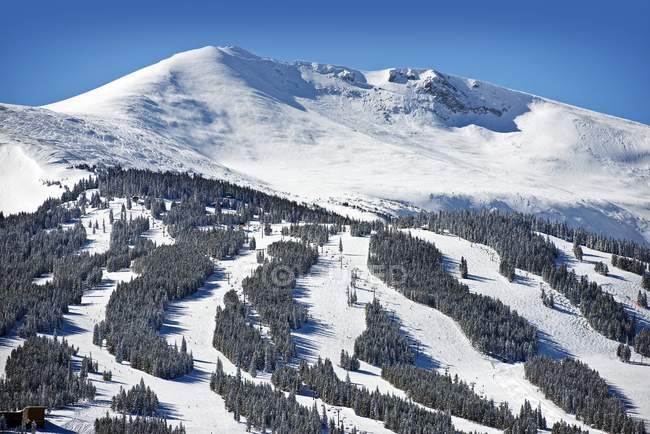 Summit County Ski Slopes — Stock Photo