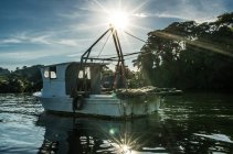 Vecchia barca da pesca a Livingston — Foto stock